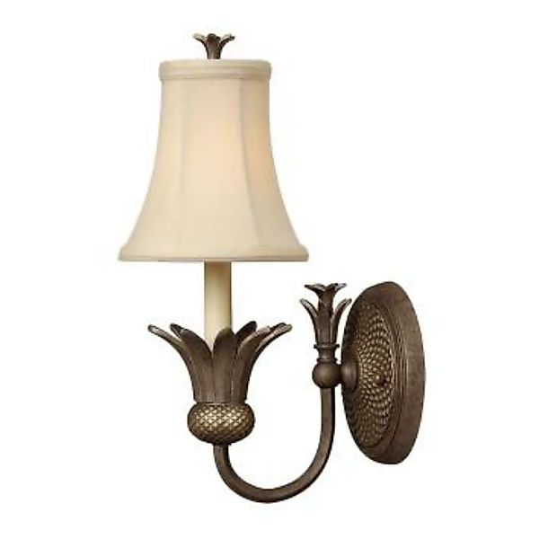 Florale Wandlampe ANABELL 8 Bronze Rustikal Lampe günstig online kaufen
