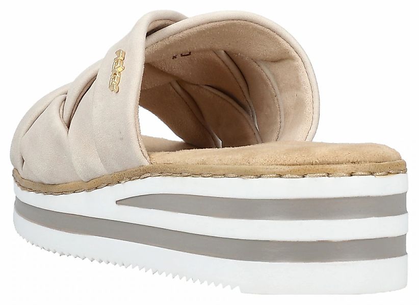 Rieker Pantolette Damen beige günstig online kaufen