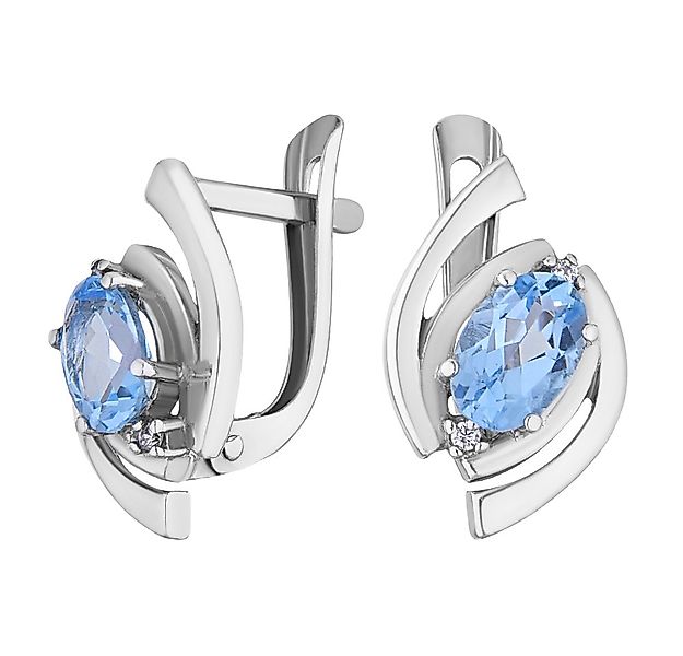 Secretforyou Creolen-Set Ohrringe Kreolen 925 Silber Topas Zirkonia Steine günstig online kaufen