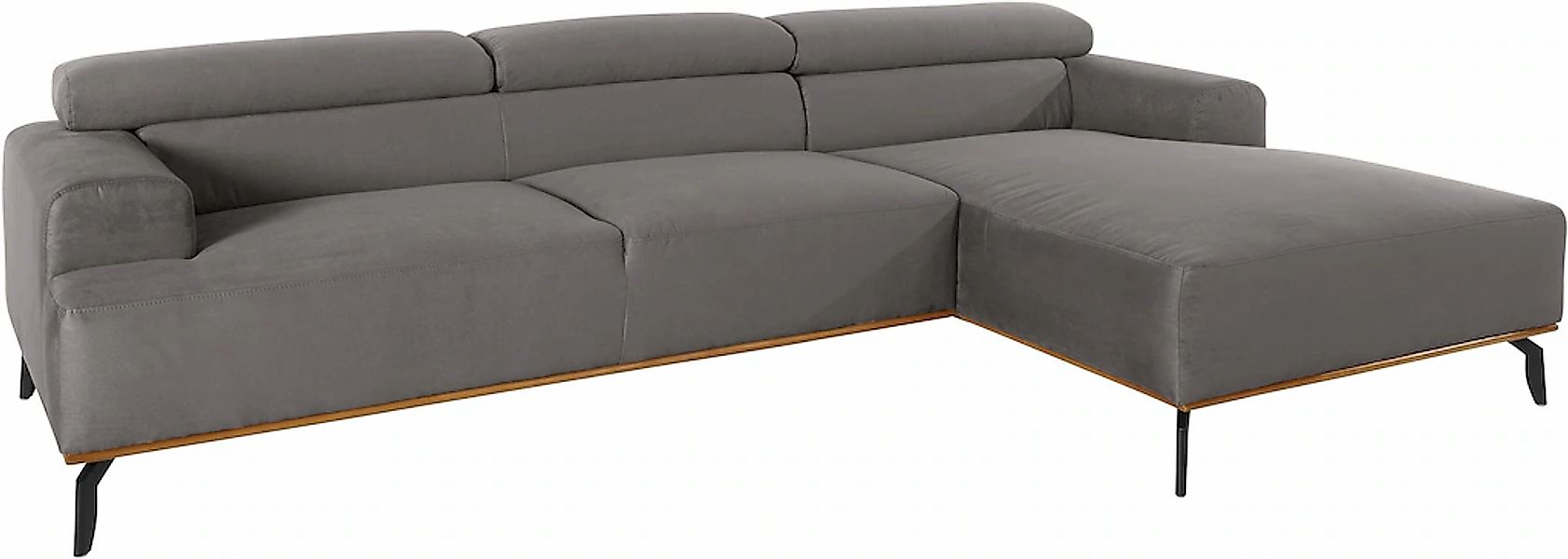 Places of Style Ecksofa "Carlo", Kopfteilverstellung günstig online kaufen