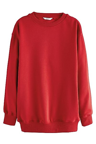 Next Longsweatshirt Angerautes Relaxed Fit Oversized-Sweatshirt günstig online kaufen