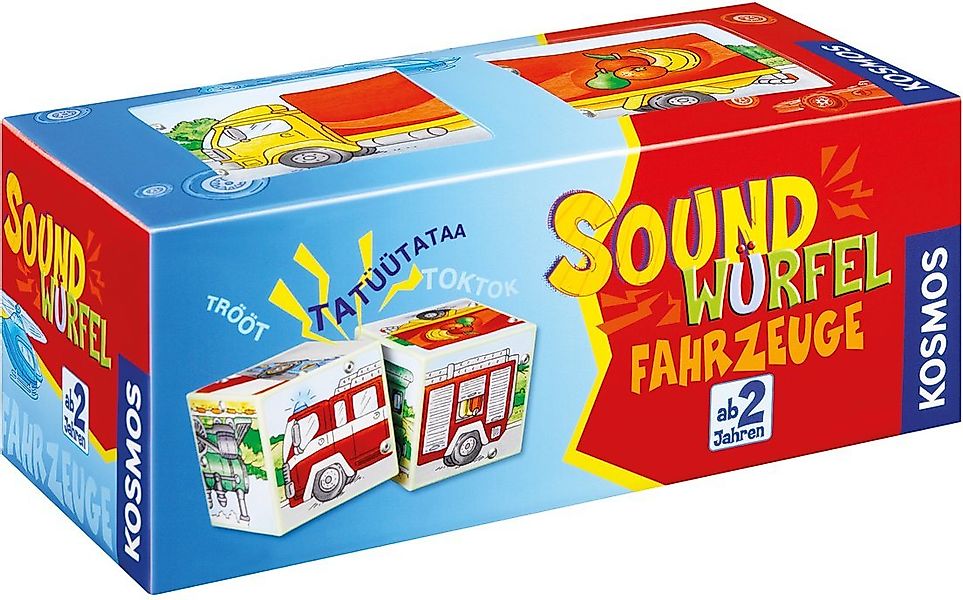 Kosmos Greifspielzeug Soundwürfel Fahrzeuge günstig online kaufen