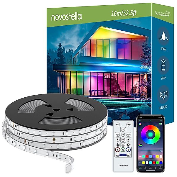 Novostella LED Stripe, RGB Regenbogenfarben Streifen günstig online kaufen