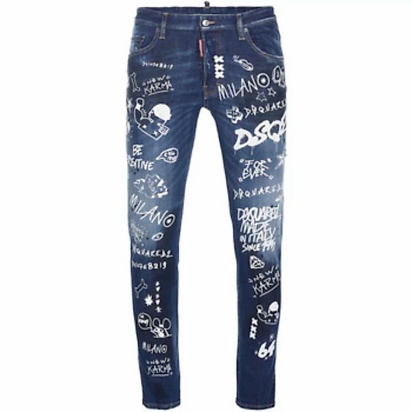 Dsquared2 Slim-fit-Jeans Dsquared2 Skater Jeans blau günstig online kaufen