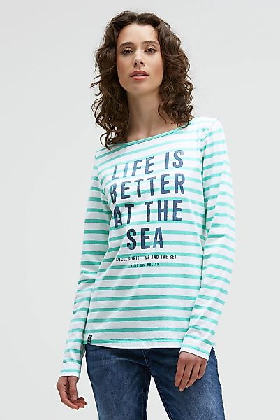 SOCCX Rundhalsshirt mit U-Boot-Ausschnitt günstig online kaufen