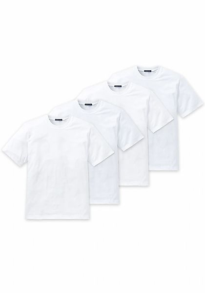 Schiesser T-Shirt "T-Shirt American T-Shirt 4er Pack" günstig online kaufen