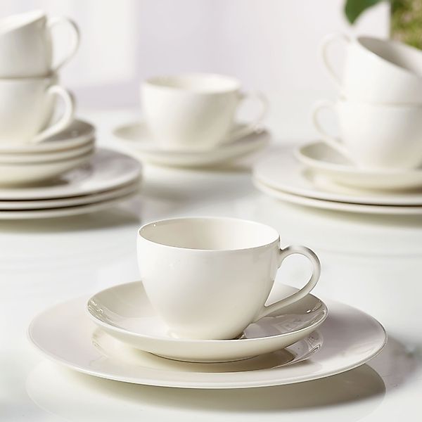 vivo Villeroy & Boch Group Kaffeeservice "Basic White" Made in Germany, Fin günstig online kaufen