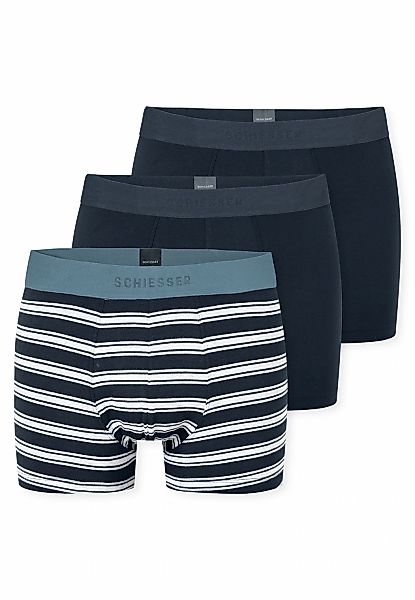 Schiesser Boxershorts "95/5 Multipacks", ohne Eingriff, softer Logo-Webgumm günstig online kaufen
