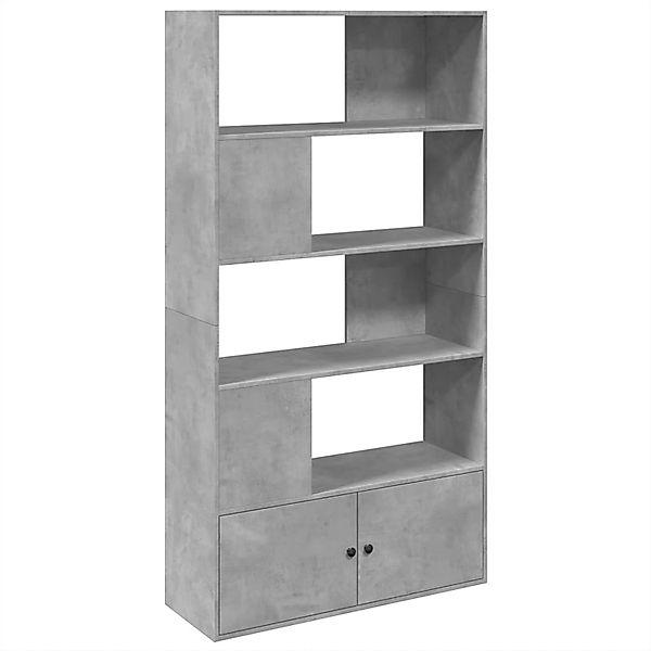VidaXL Bücherregal Betongrau 100x36x189 cm Holzwerkstoff günstig online kaufen