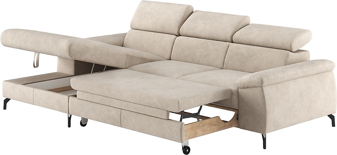 COTTA Ecksofa "Kitty L-Form", Modern, L-Form, Bodenfreiheit 12,5 cm günstig online kaufen