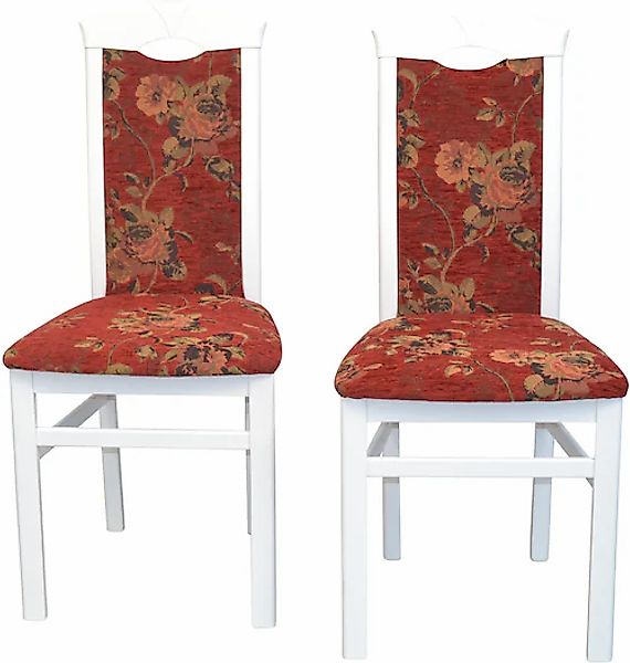 HOFMANN LIVING AND MORE Esszimmerstuhl, (Set), 2 St., Webstoff-Polyester günstig online kaufen