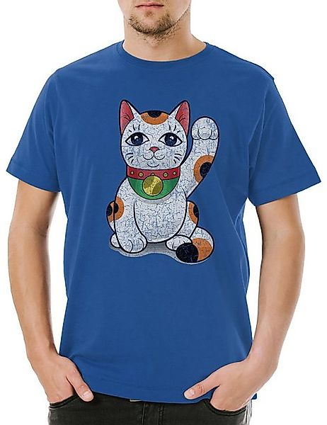 Urban Backwoods Print-Shirt Urban Backwoods Maneki Neko VI Herren T-Shirt R günstig online kaufen