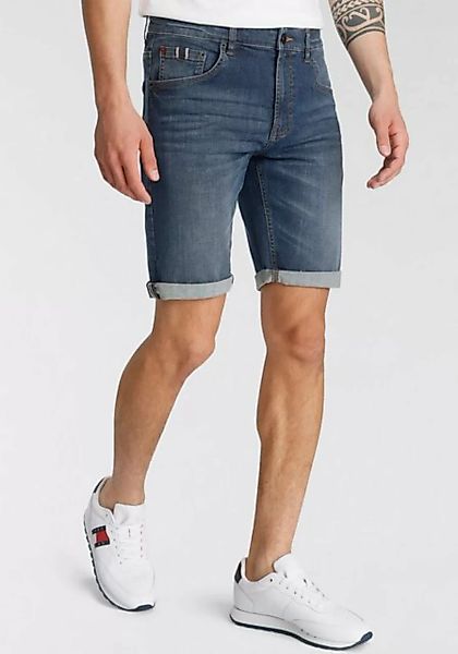 H.I.S Jeansshorts "DEYO", gerader Schnitt, Used-Waschung, niedrige Leibhöhe günstig online kaufen