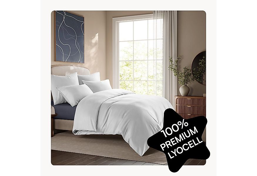 Seralino Bettwäsche Set in Gr. 135x200, 155x220, 200x200 cm, 100% Lyocell ( günstig online kaufen