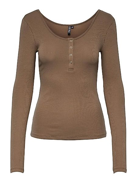 pieces Langarmshirt Kitte (1-tlg) Plain/ohne Details günstig online kaufen