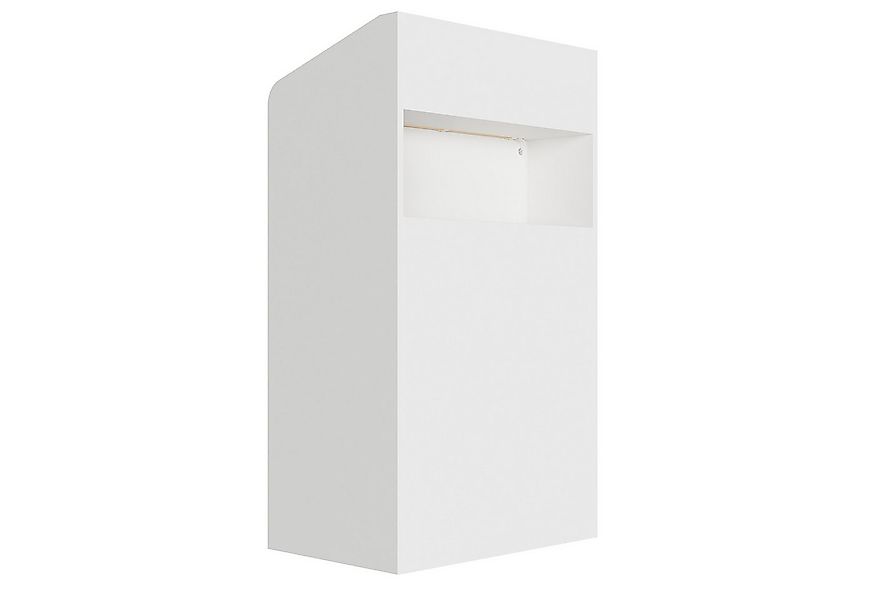 FUFU&GAGA Empfangstheke Empfangstheke mit LED-Beleuchtung, Weiß, MDF, in 3 günstig online kaufen