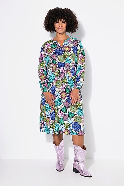 Angel of Style Jerseykleid Midikleid Totenkopf-Alloverdruck günstig online kaufen
