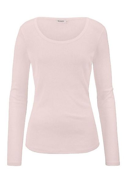 Hessnatur T-Shirt Softrib Slim aus Bio-Baumwolle mit TENCEL™ Modal (1-tlg) günstig online kaufen