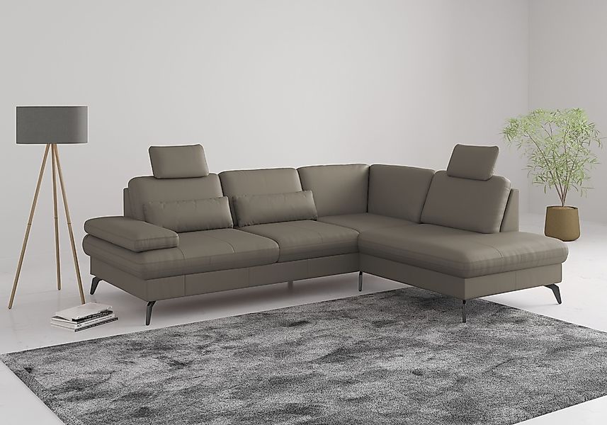 sit&more Ecksofa "Morris L-Form, inkl. Sitztiefenverstellung" wahlweise mit günstig online kaufen