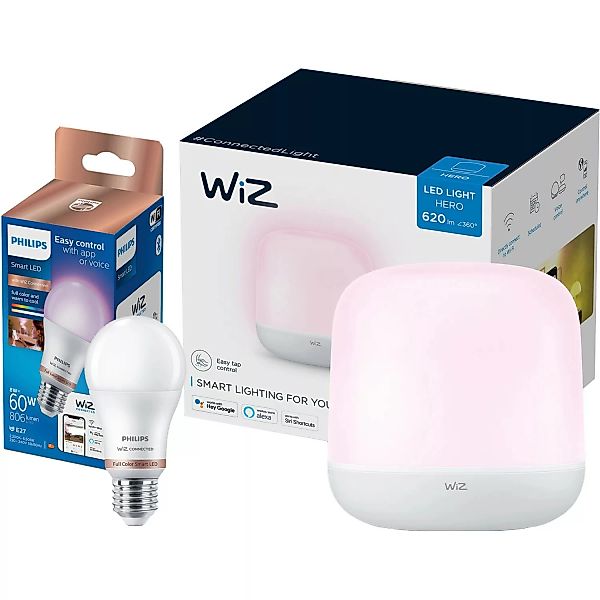 WiZ Tischleuchte Hero inkl. Philips E27 LED-Lampe günstig online kaufen
