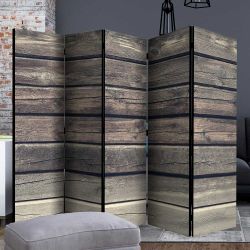 Raumteiler im Landhausstil Bretterwand Optik günstig online kaufen