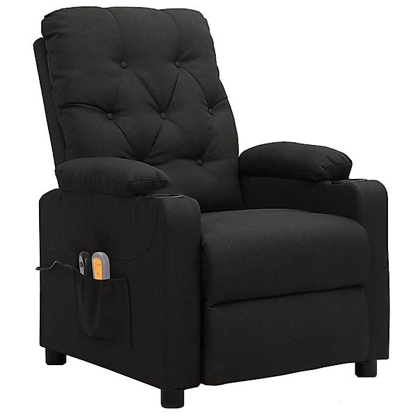 vidaXL Massagesessel Massagesessel Elektrisch Schwarz Stoff günstig online kaufen