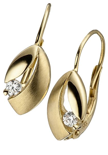 JOBO Paar Ohrhänger "Ohrringe mit Zirkonia", 333 Gold günstig online kaufen