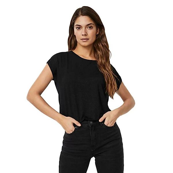Vero Moda Lava Plain Lurex Strip Kurzärmeliges T-shirt XL Desert Sage / Str günstig online kaufen