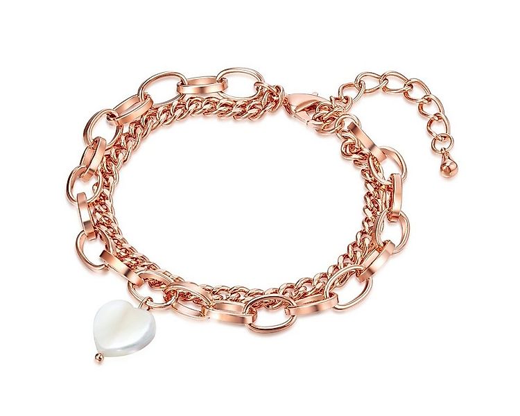 Lulu & Jane Perlenarmband roségold günstig online kaufen