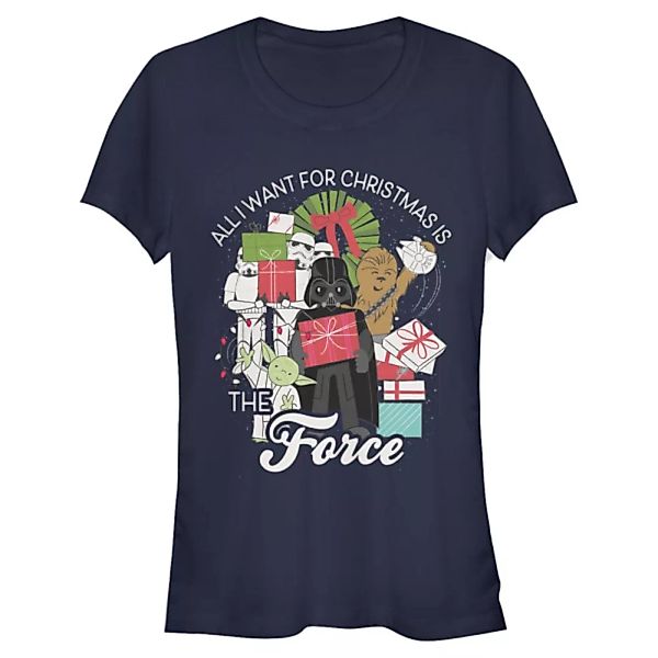 Star Wars - Darth Vader Galaxy Christmas - Weihnachten - Frauen T-Shirt günstig online kaufen