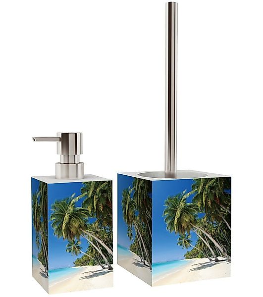 Sanilo Badaccessoire-Set Karibik, WC-Bürste und Seifenspender, günstig online kaufen