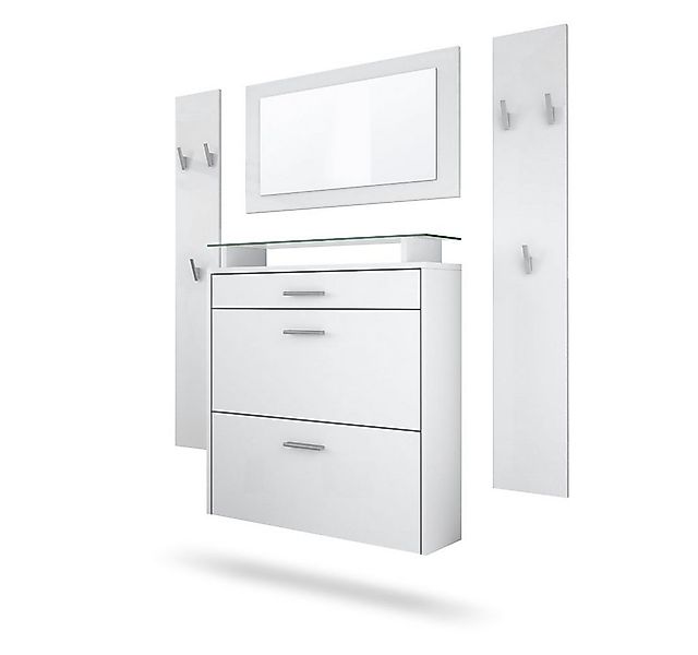 Vladon Garderoben-Set Malea, (Garderobenset bestehend aus 1 Hängeschuhschra günstig online kaufen