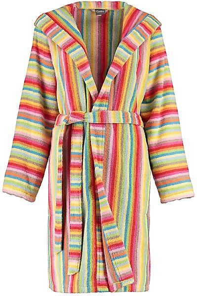 Cawö Damenbademantel, Kurzform, Walkfrottier-Qualität, Kapuze, Gürtel, günstig online kaufen