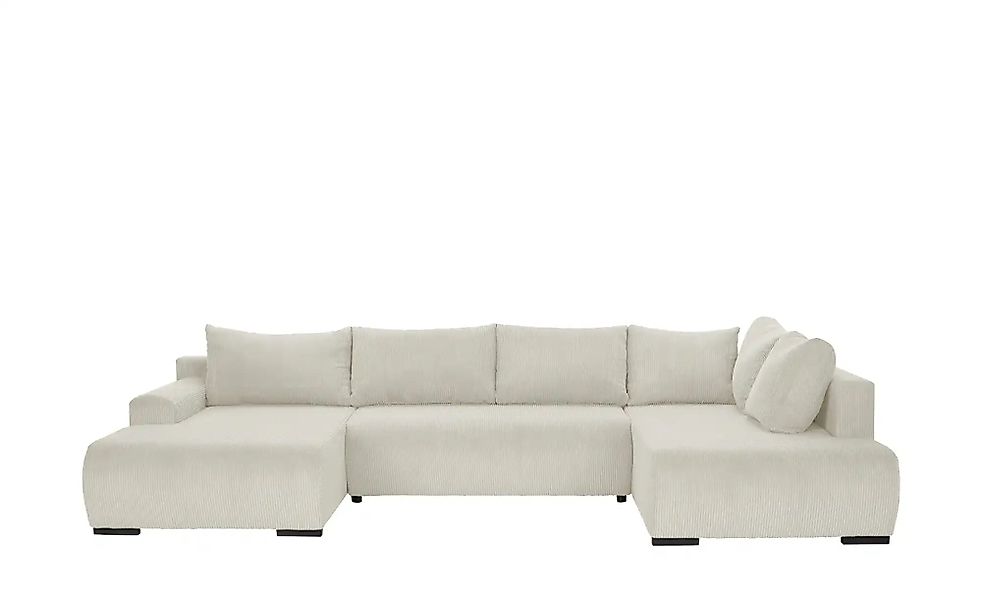 smart Wohnlandschaft  Nelly ¦ beige ¦ Maße (cm): B: 345 H: 85 T: 202.0 Pols günstig online kaufen