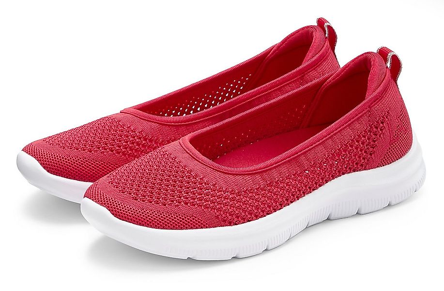 LASCANA Halbschuh, Slip-On-Sneaker, Sneaker Ballerinas zum Reinschlüpfen VE günstig online kaufen