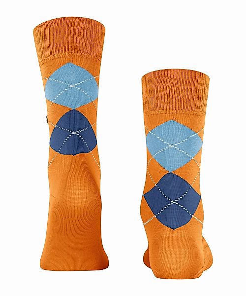 Burlington Manchester Herren Socken, 40-46, Orange, Argyle, Baumwolle, 2018 günstig online kaufen