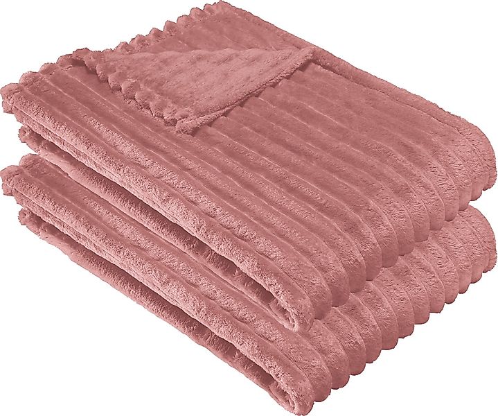 Wohndecke Wohndecke "Aosta" 2er-Pack, Erwin Müller, günstig online kaufen