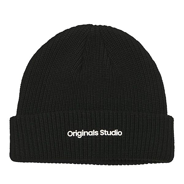 Jack&Jones Mütze aus Baumwollmischung Farbe schwarz Größe: One Size günstig online kaufen