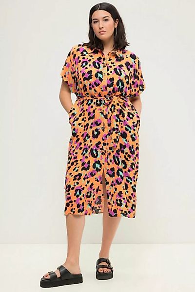 Studio Untold Hemdblusenkleid Hemdblusen-Midikleid oversized Color-Leo günstig online kaufen
