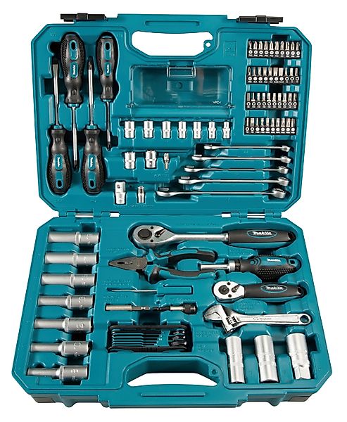 Makita Werkzeugset »E-08458«, 87-tlg., inkl. Aufbewahrungskoffer günstig online kaufen