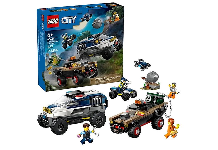 LEGO® 60449 Verfolgungsjagd im Polizeigeländewagen Konstruktionsspielsteine günstig online kaufen