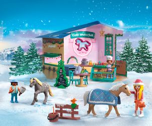 Playmobil® Spielzeug-Adventskalender Weihnachtsbacken im Reitercafé (71952) günstig online kaufen