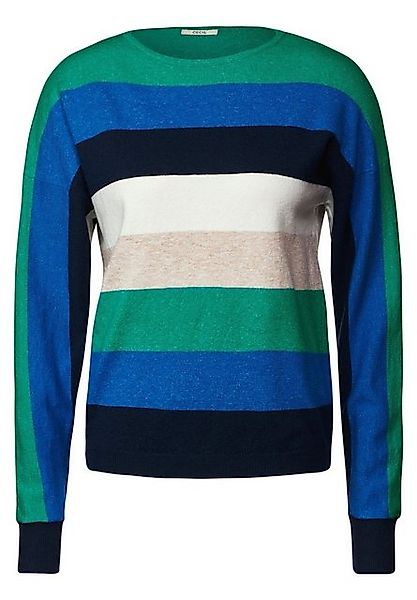 CECIL Sweatshirt TOS Multicolor Striped Pullove günstig online kaufen