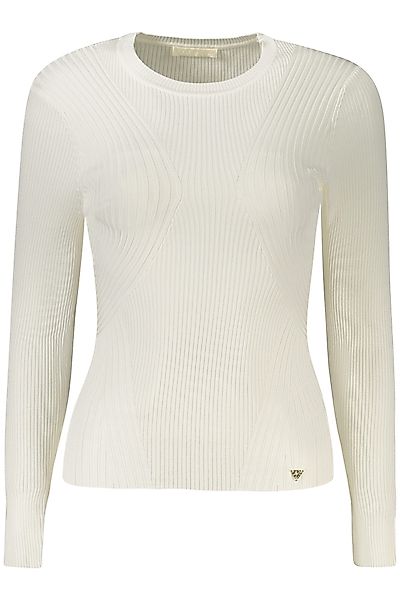 GUESS JEANS Strickpullover Eleganter Damenpullover: Weiß, günstig online kaufen
