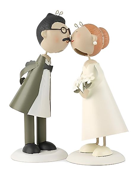 Baden Dekofigur Hochzeitspaar, Knutschis, Geschenk Hochzeit, günstig online kaufen
