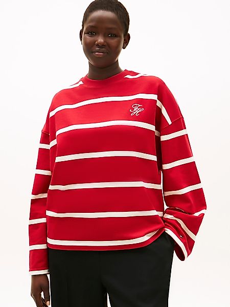 Tommy Hilfiger Curve Sweatshirt "CRV TH SCRIPT MDRN TERRY SWTSHRT", in groß günstig online kaufen