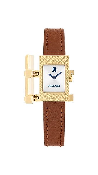 Tommy Hilfiger Quarzuhr TH85 1782822, Armbanduhr, Damenuhr, Lederarmband, a günstig online kaufen