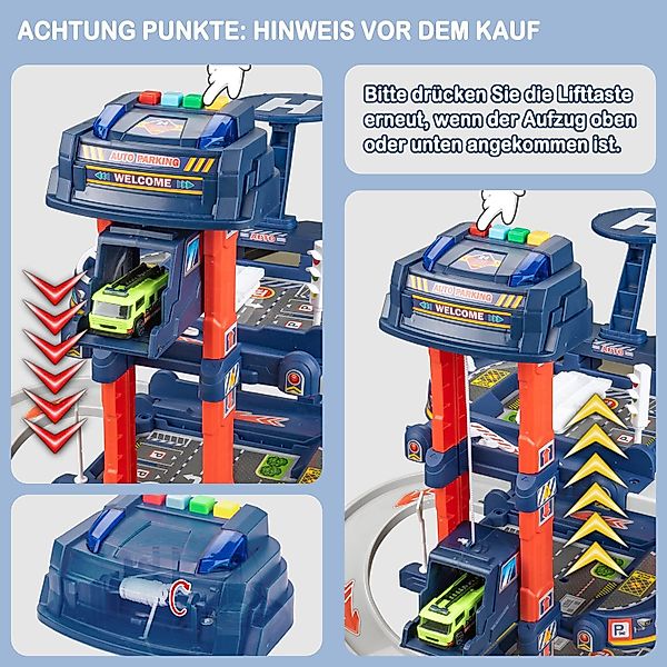 Esun Spiel-Parkgarage Spiel-Parkgarage Parkhaus für Kinder, günstig online kaufen