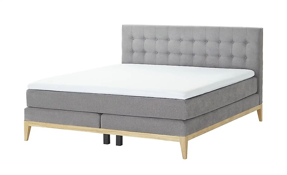 uno Boxspringbett  Westwood ¦ grau ¦ Maße (cm): B: 180 H: 109 Betten > Boxs günstig online kaufen
