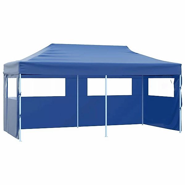 Pop-up-partyzelt Faltbar Blau 3×6 M günstig online kaufen